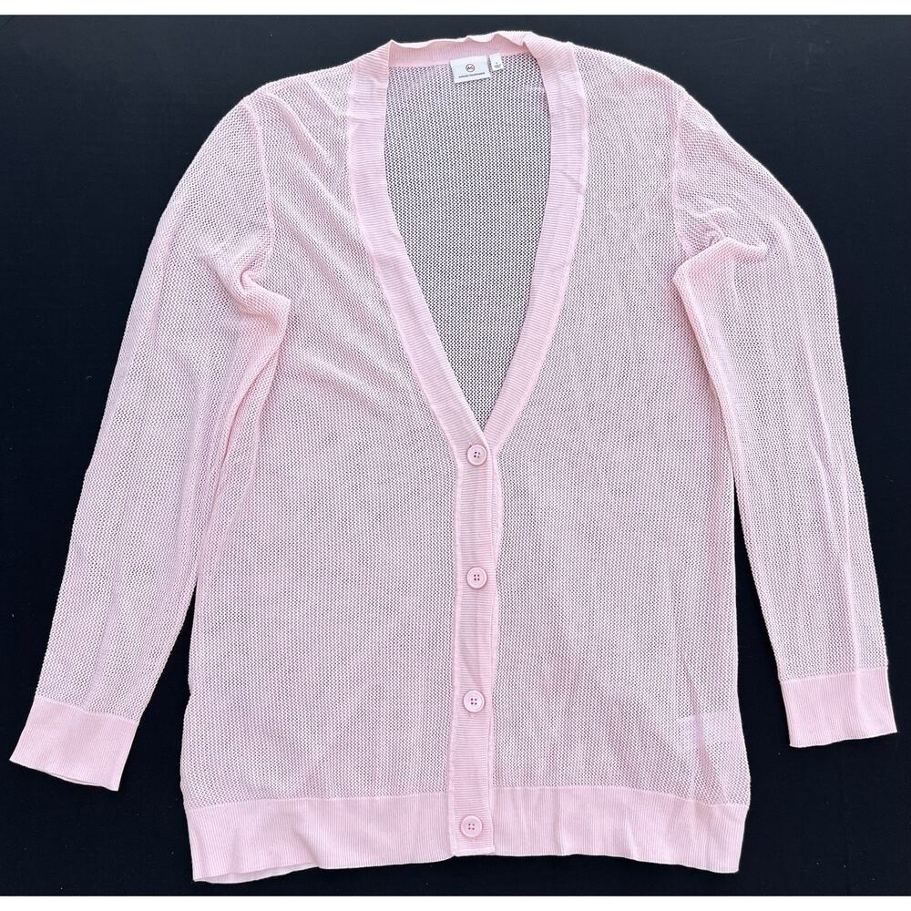 AG Adriano Goldschmied Cameron Cardigan in a Pink Women's Size Large